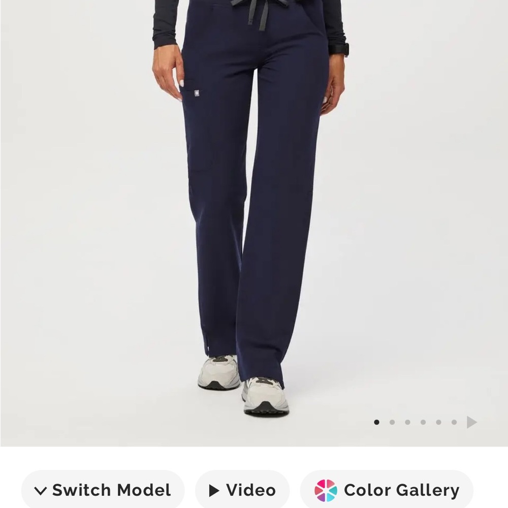 Figs Women's Navy Lade Cargo Scrub Pants